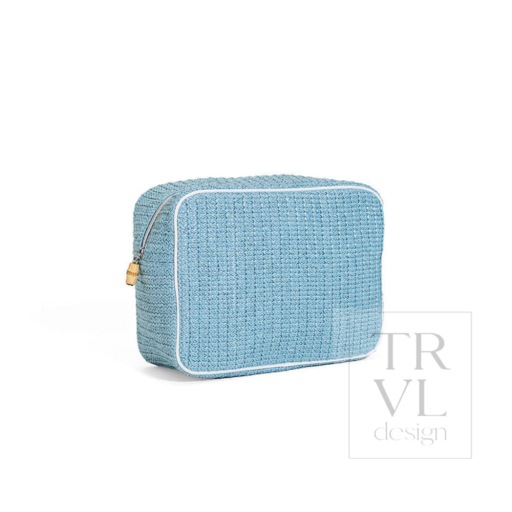COASTAL STRAW XL GLAM - SURF - Cosmetic &amp; Toiletry Bags