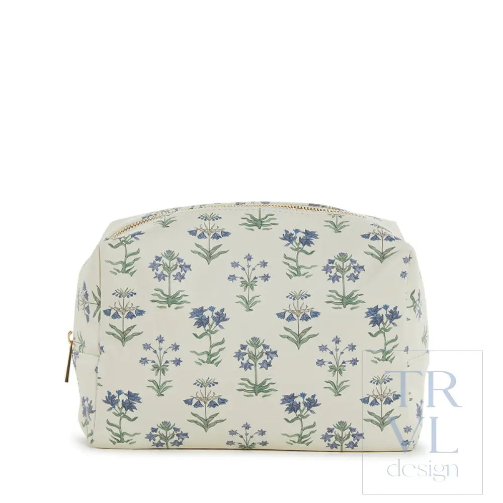 Luxe Provence Cosmetic Bag Everyday With Green Pinstripe Liner Provence2 Cosmetic Bags