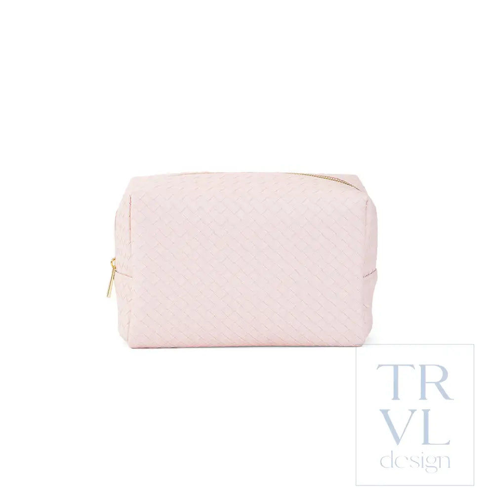 LUXE EVERYDAY Cosmetic Bag - WOVEN SHELL - Cosmetic & Toiletry Bags