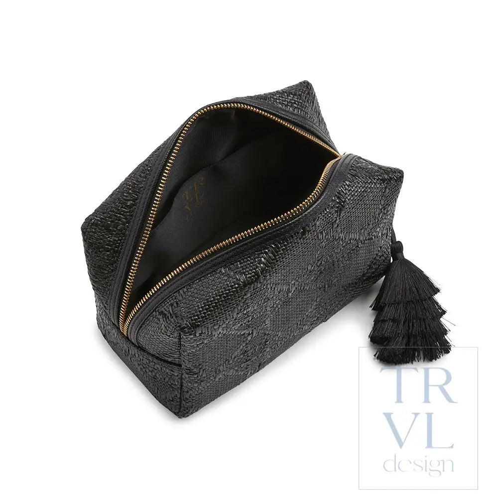 Luxe Bali Straw - Everything Bag Cane Midnight