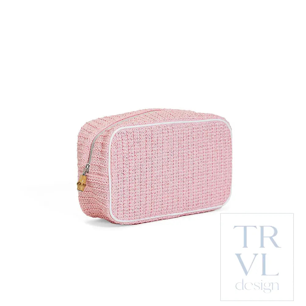 COASTAL STRAW GO GLAM - SHELL - Cosmetic & Toiletry Bags