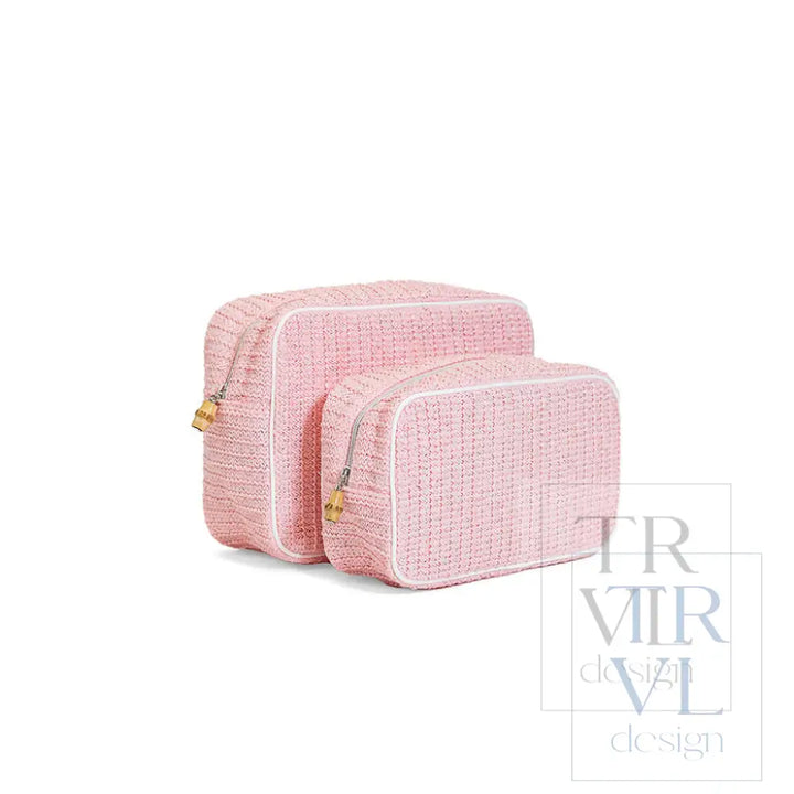 COASTAL STRAW GO GLAM - SHELL - Cosmetic &amp; Toiletry Bags