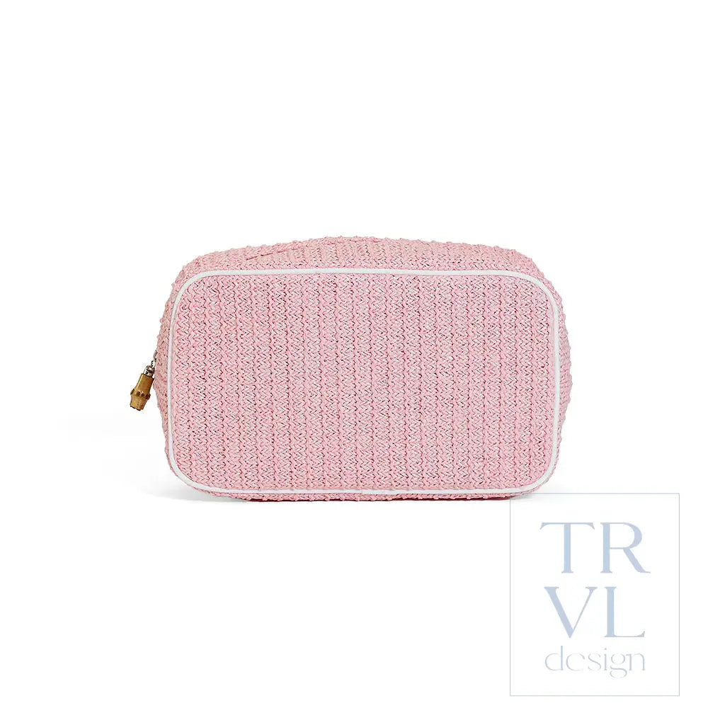 COASTAL STRAW GO GLAM - SHELL - Cosmetic & Toiletry Bags