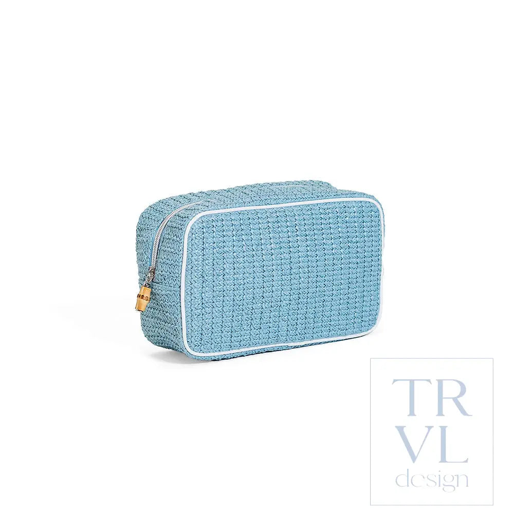 Cosmetic Bag - Go Glam - Coastal Straw Surf - Cosmetic & Toiletry Bags