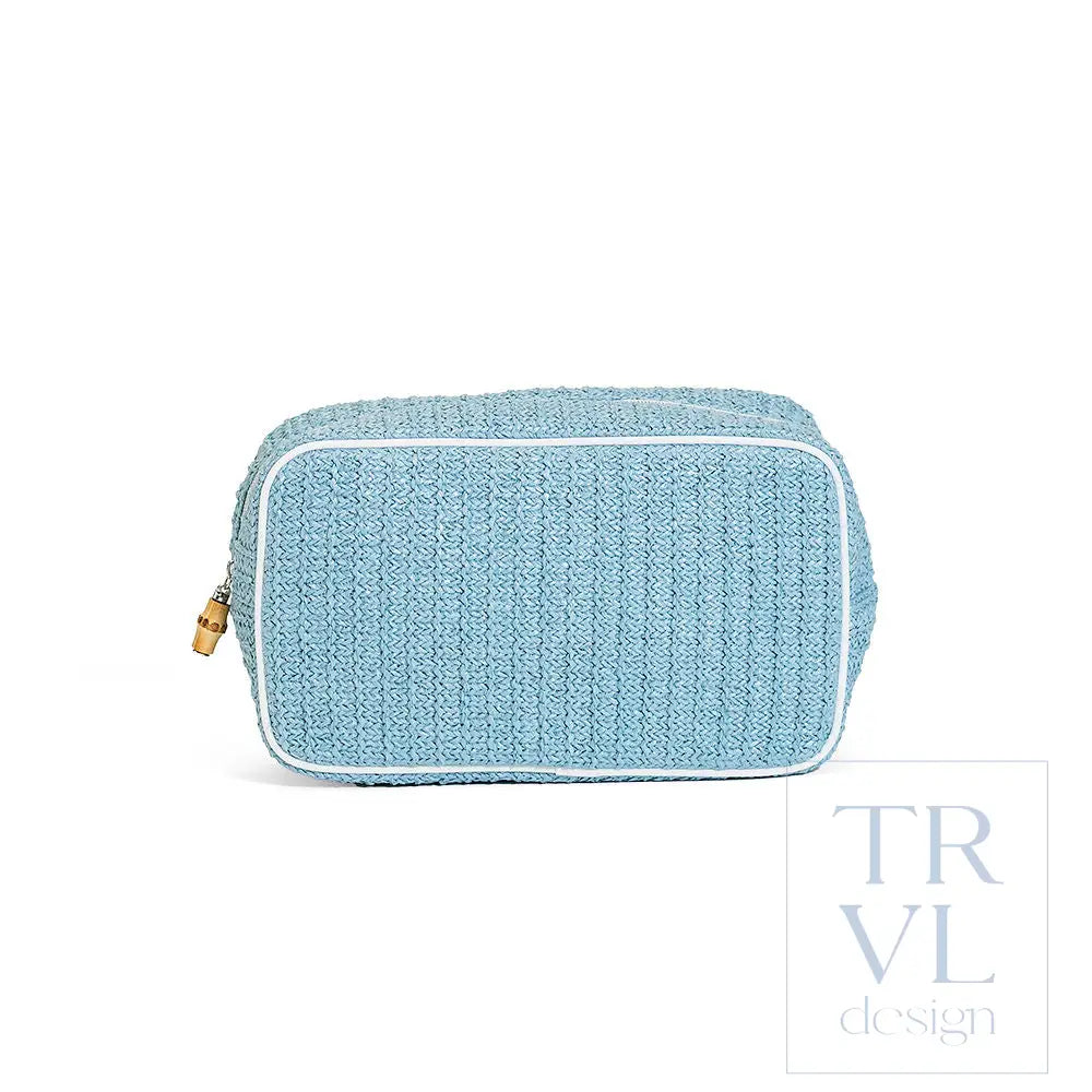 Cosmetic Bag - Go Glam - Coastal Straw Surf - Cosmetic & Toiletry Bags