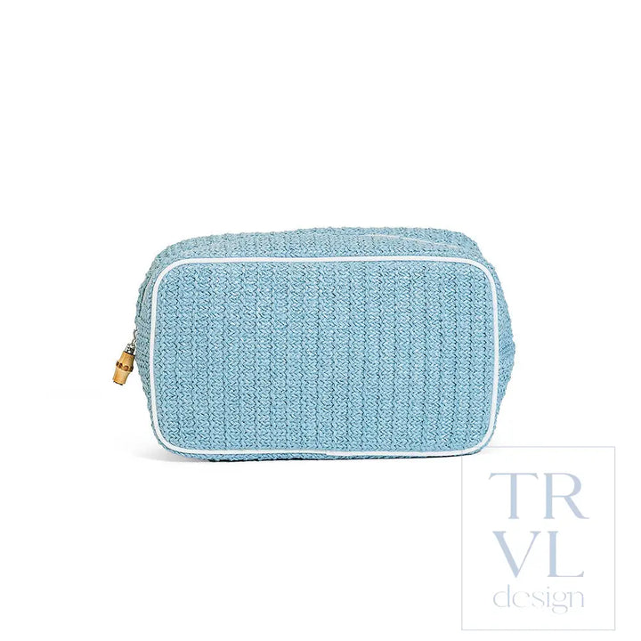 Cosmetic Bag - Go Glam - Coastal Straw Surf - Cosmetic & Toiletry Bags