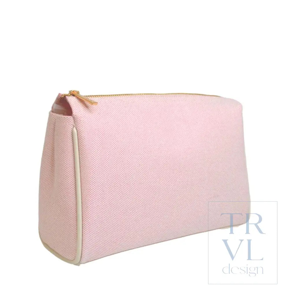 Cosmetic Bag - Linen Medium Voyage - Flamingo Pink - Cosmetic & Toiletry Bags