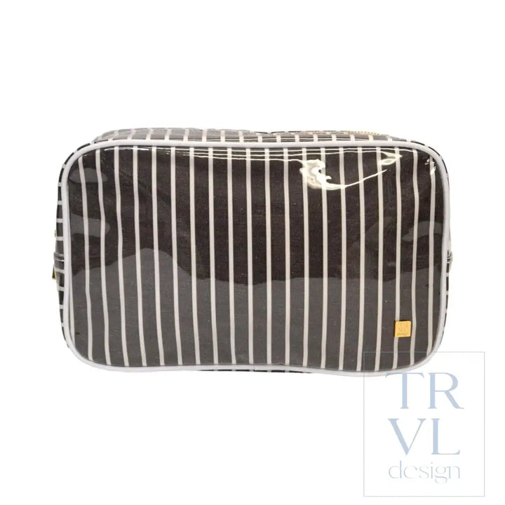 LUXE GLOSS OVERLAY XL GLAM + GO GLAM COASTAL SET - JET STRIPE - Cosmetic &amp; Toiletry Bags