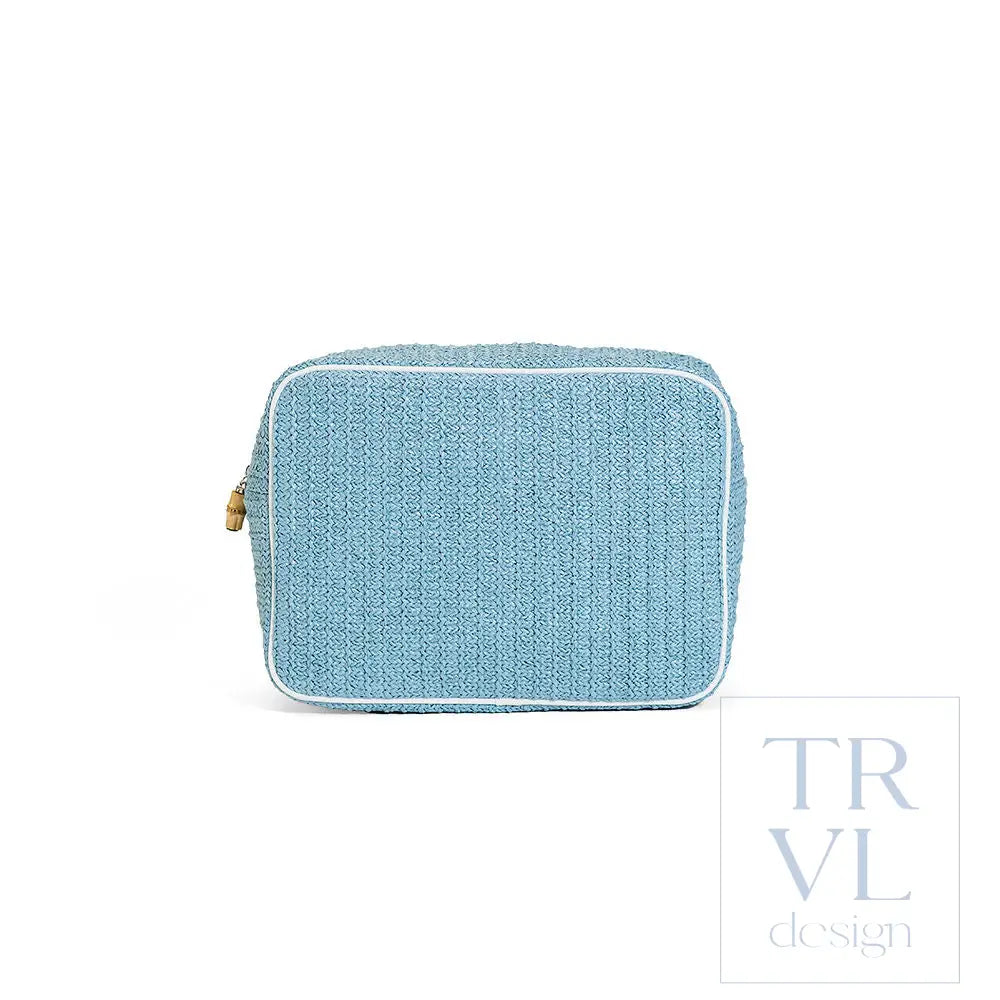 COASTAL STRAW XL GLAM - SURF - Cosmetic & Toiletry Bags