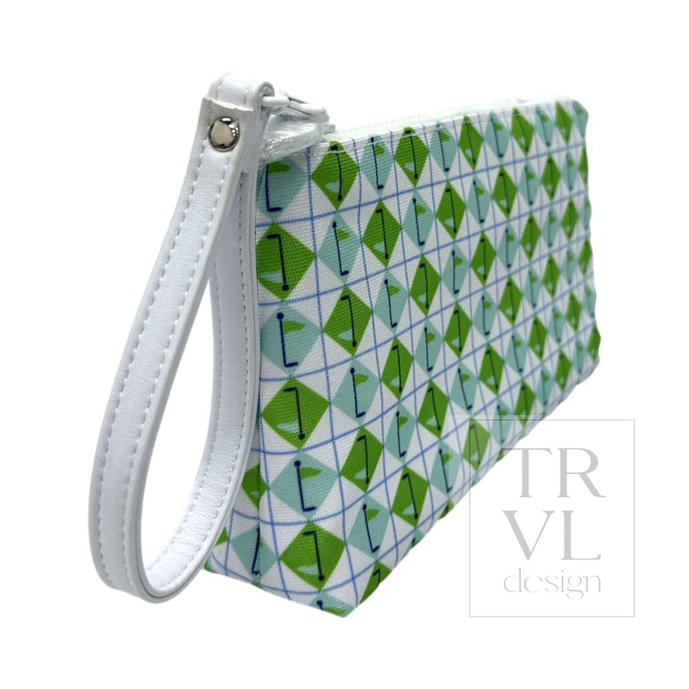 DITTY WRISTLET - TEE TIME AQUA GREEN DIAMOND