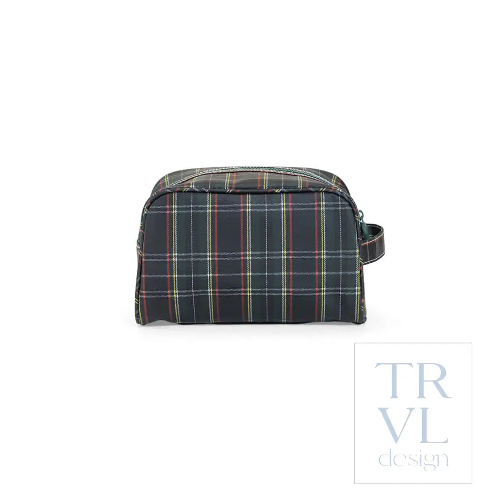 Dopp Bag - Stowaway Toiletry Bag - Cambridge Plaid - Cosmetic & Toiletry Bags