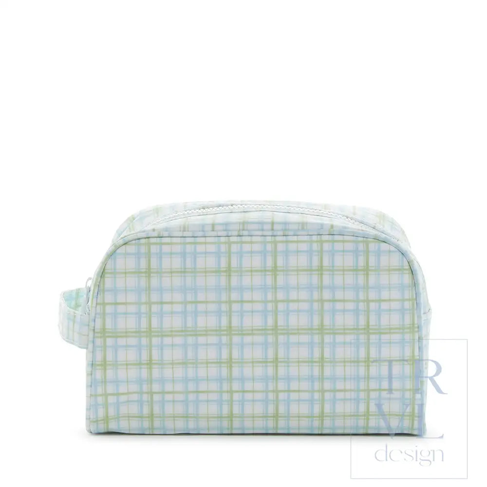 Stowaway - Toiletry Bag Classic Plaid Green