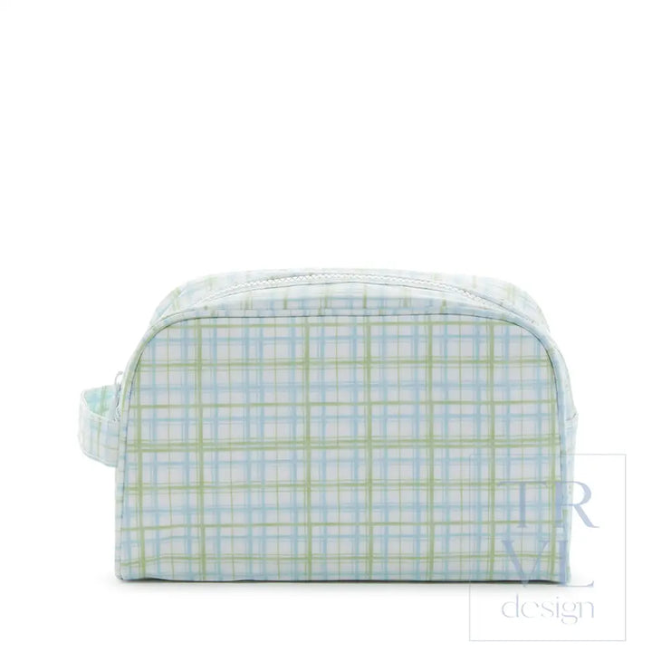 Stowaway - Toiletry Bag Classic Plaid Green