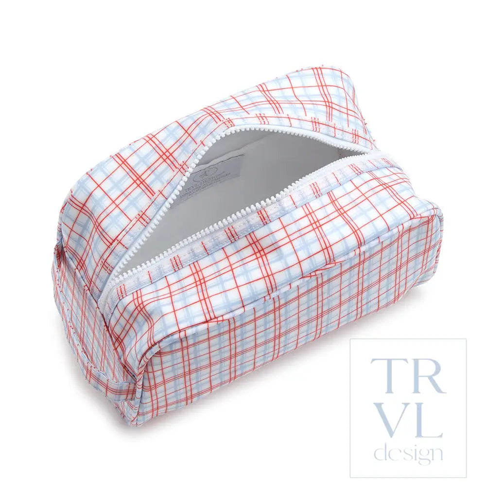 Stowaway - Toiletry Bag Classic Plaid Green