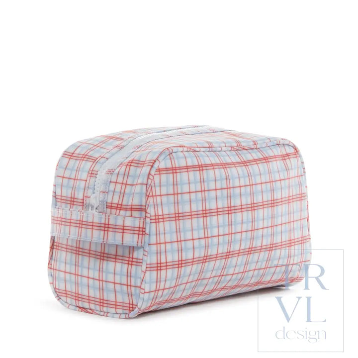 Stowaway - Toiletry Bag Classic Plaid Red Cosmetic &amp; Toiletry Bags