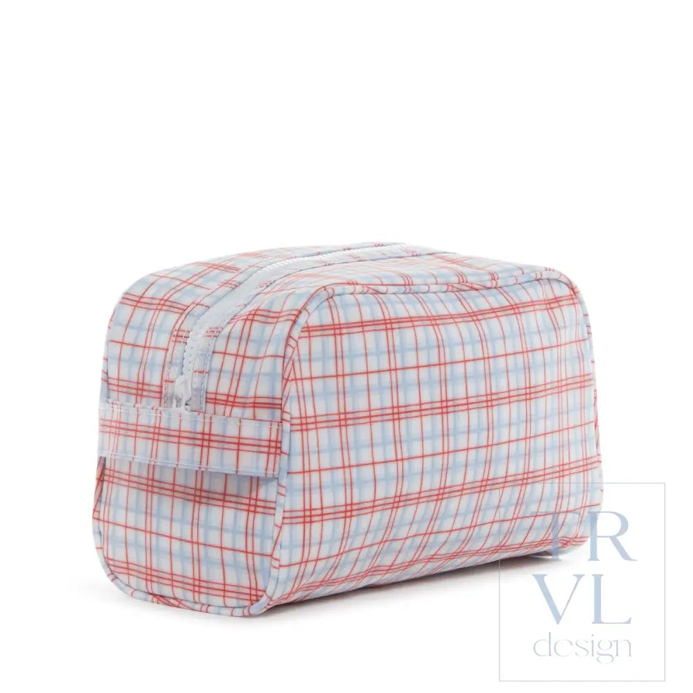 Stowaway - Toiletry Bag Classic Plaid Red Cosmetic & Toiletry Bags