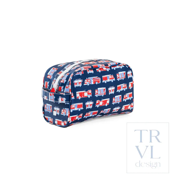 Dopp Bag - Stowaway Toiletry Bag - Fire Engine - Cosmetic & Toiletry Bags