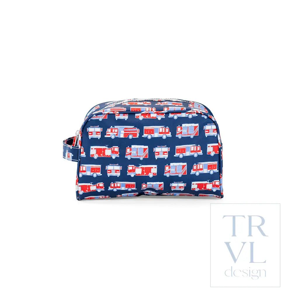 Dopp Bag - Stowaway Toiletry Bag - Fire Engine - Cosmetic & Toiletry Bags