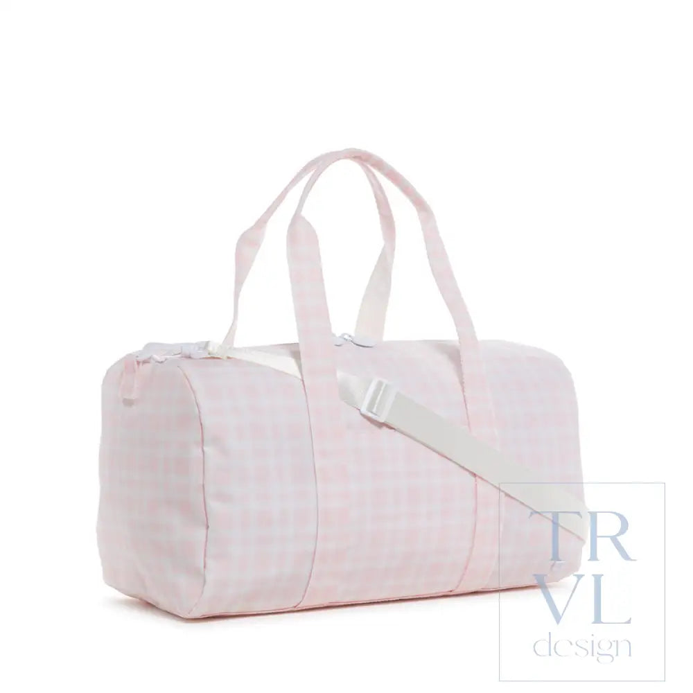 Weekender - Pimlico Plaid Pink Duffel Bag Bags