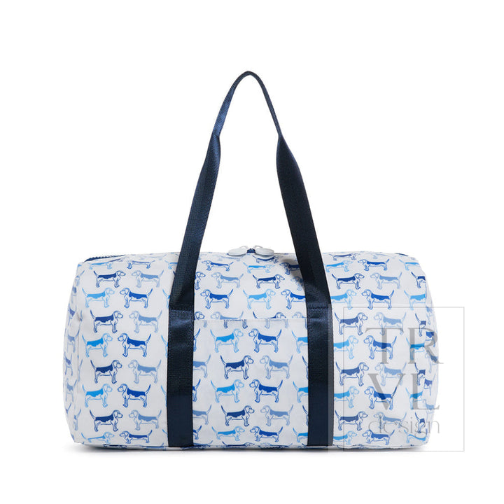 Duffel - Puppy Love Blue Weekender Bag Duffel Bags
