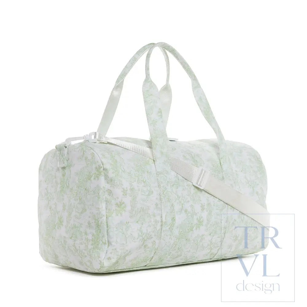 Weekender - Bunny Toile Green Duffel Bag