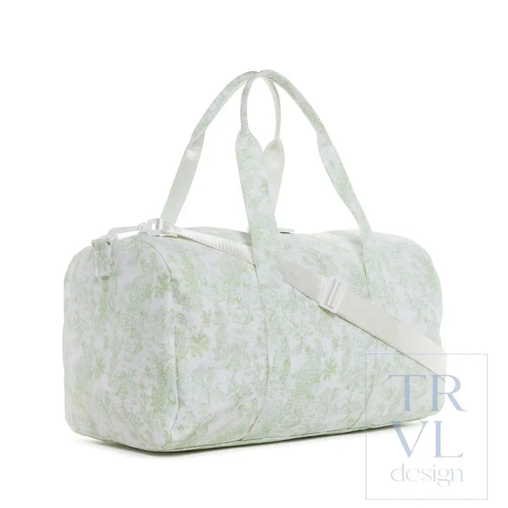Weekender - Bunny Toile Green Duffel Bag