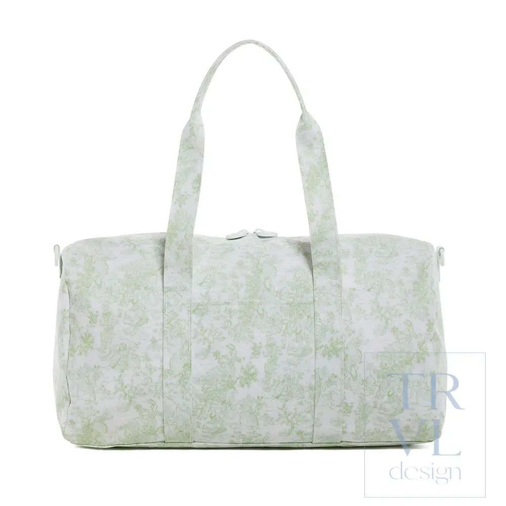 Weekender - Bunny Toile Green Duffel Bag