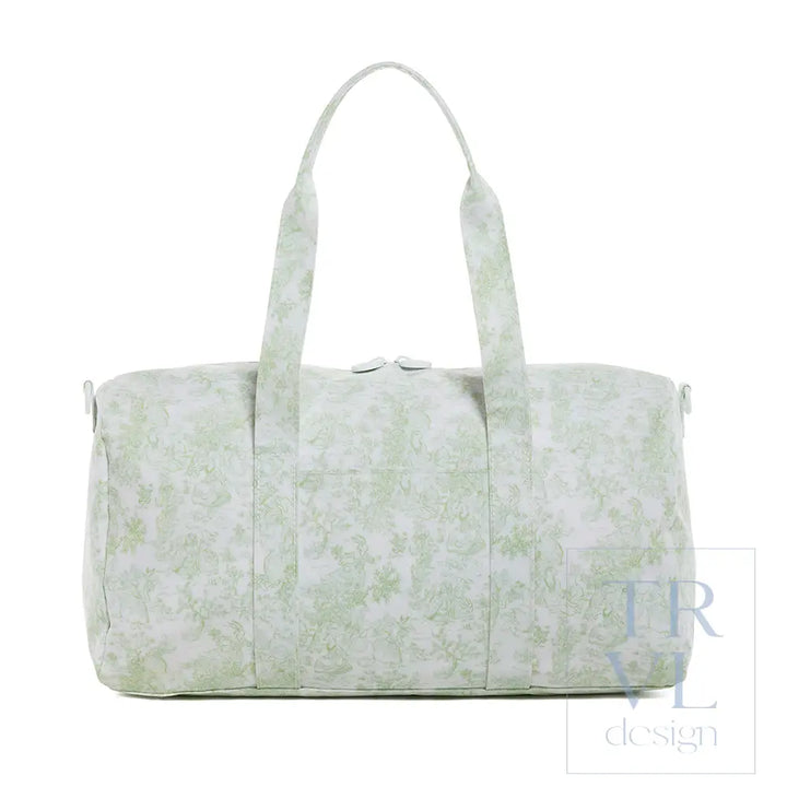 Weekender - Bunny Toile Green Duffel Bag