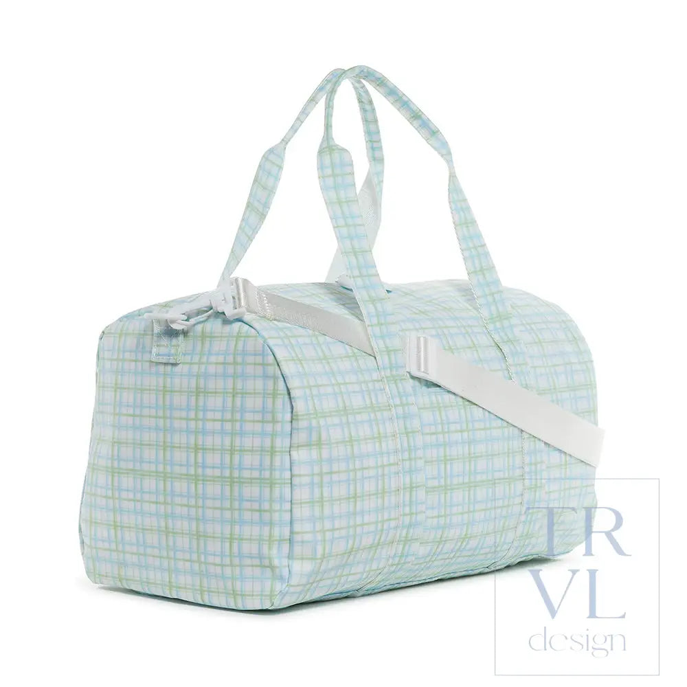 Weekender - Classic Plaid Green Duffel Bag