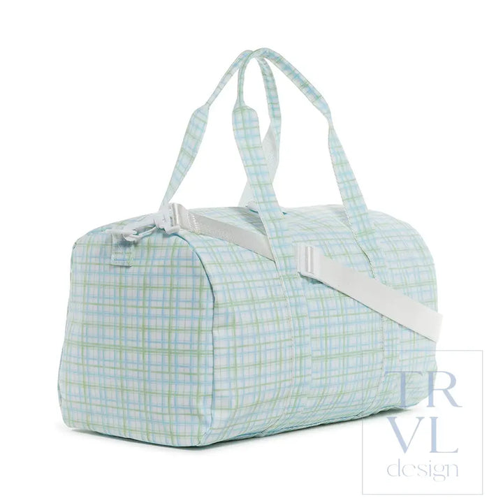 Weekender - Classic Plaid Green Duffel Bag