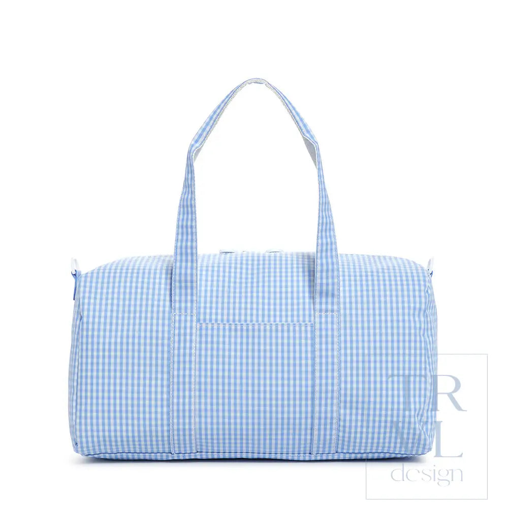 Weekender - Gingham Sky Duffel Bag Bags