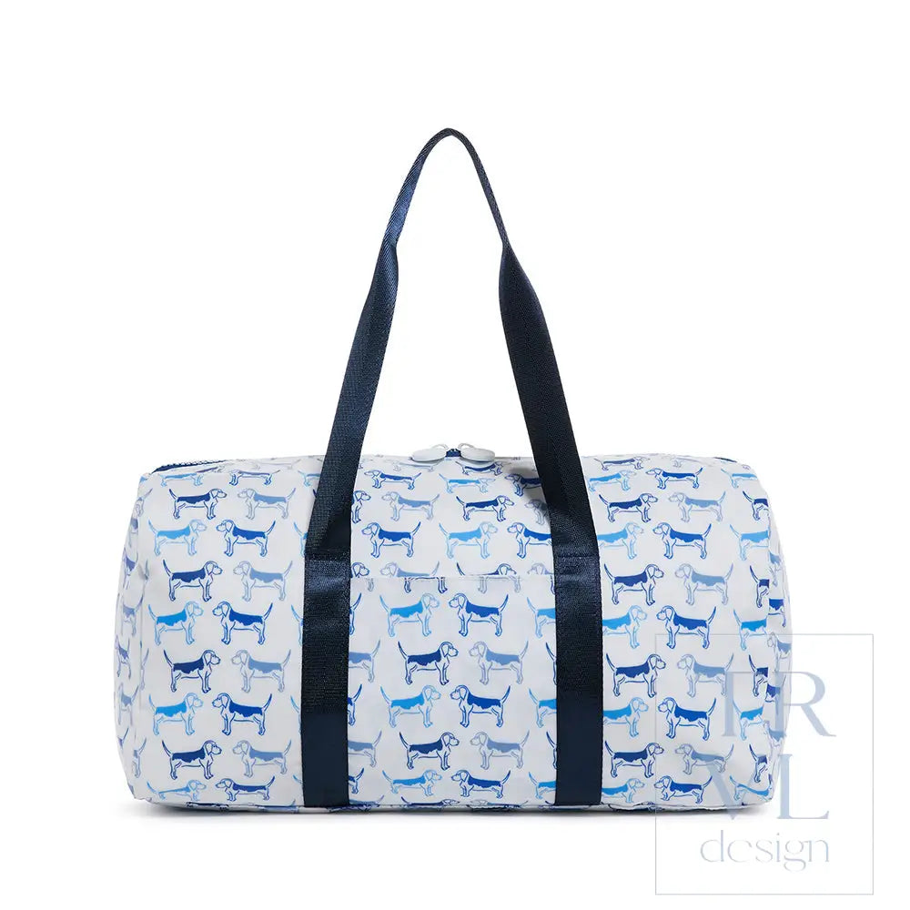 Duffel - Puppy Love Blue Weekender Bag Duffel Bags