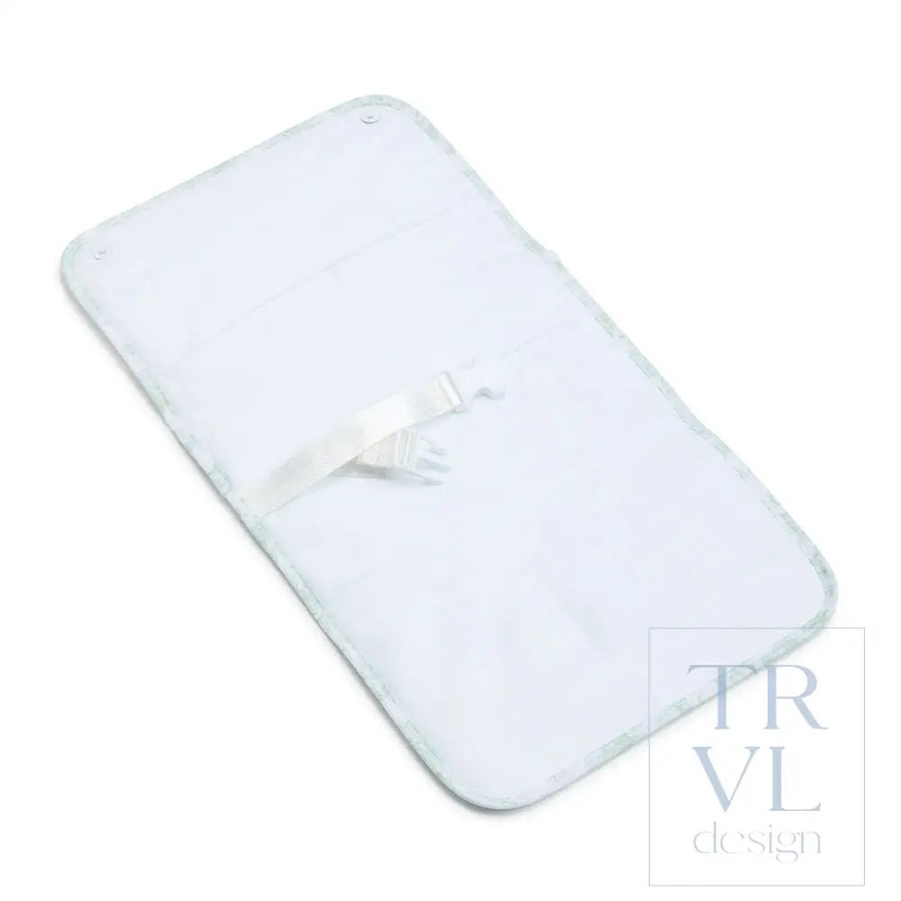 Game Changer Pad - Bunny Toile Green Changing Mats