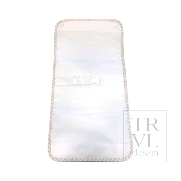 GAME CHANGER PAD - GINGHAM KHAKI *TRVL deal - Changing Mats
