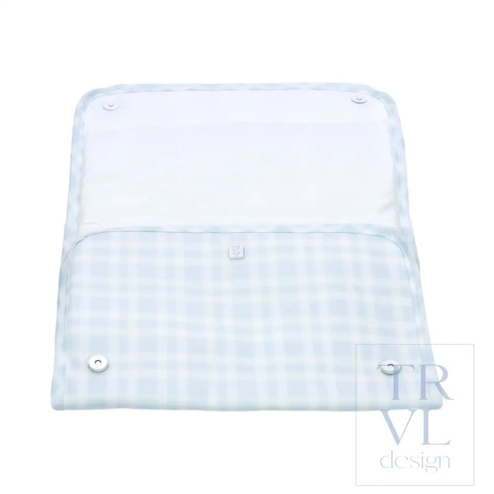 Game Changer Pad - Pimlico Plaid Blue - Changing Mats