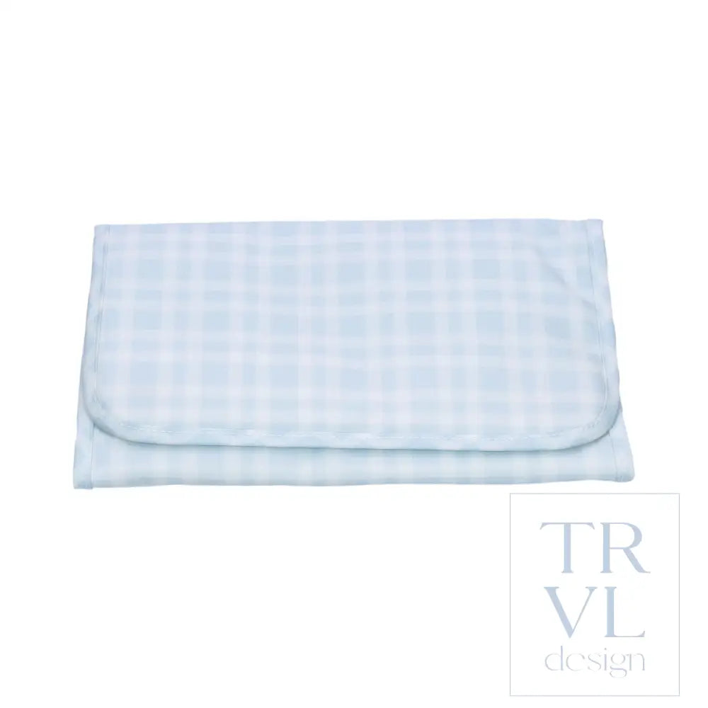 Game Changer Pad - Pimlico Plaid Blue - Changing Mats