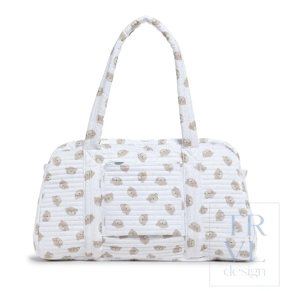 QUILTED GRANDE DUFFEL - TEDDY BEAR - Duffel Bags