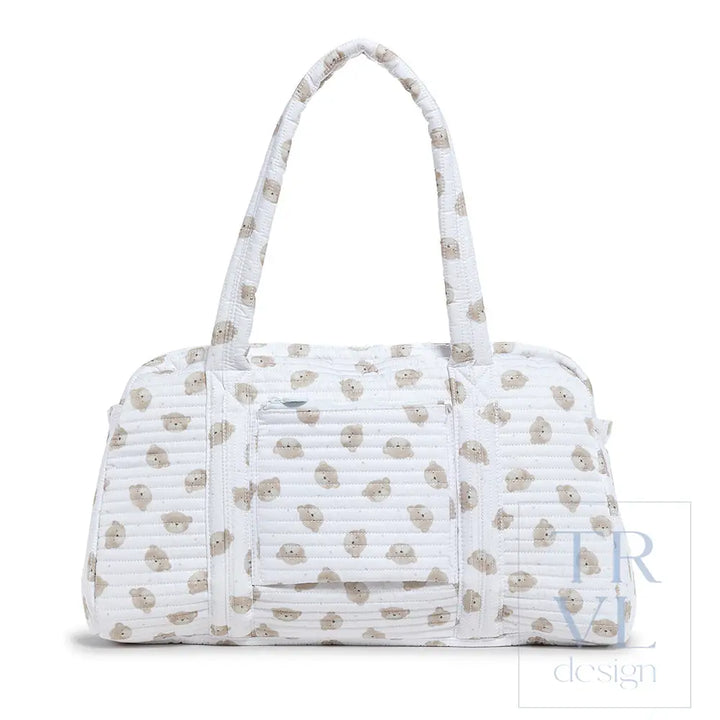 QUILTED GRANDE DUFFEL - TEDDY BEAR - Duffel Bags