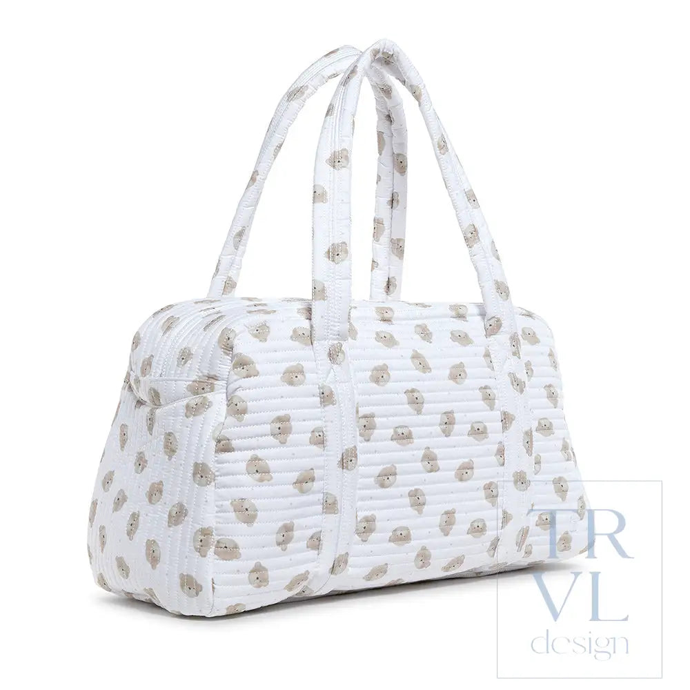 QUILTED GRANDE DUFFEL - TEDDY BEAR - Duffel Bags