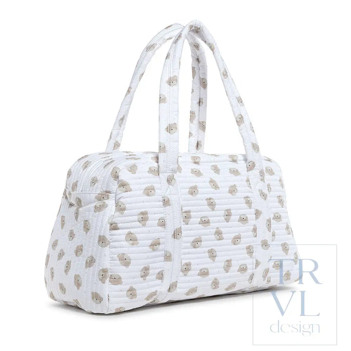 QUILTED GRANDE DUFFEL - TEDDY BEAR - Duffel Bags