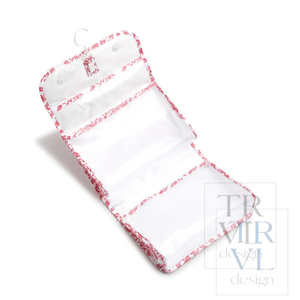 Luxe Gloss Hanging Toiletry Case - All Heart Red Cosmetic & Bags