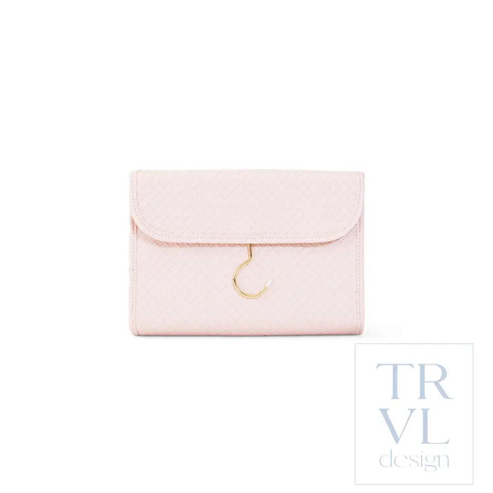 LUXE Hanging Toiletry Case - WOVEN SHELL - Cosmetic & Toiletry Bags