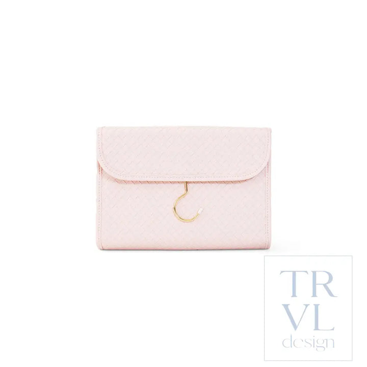 Hanging Toiletry Case - Woven Shell - Cosmetic & Toiletry Bags