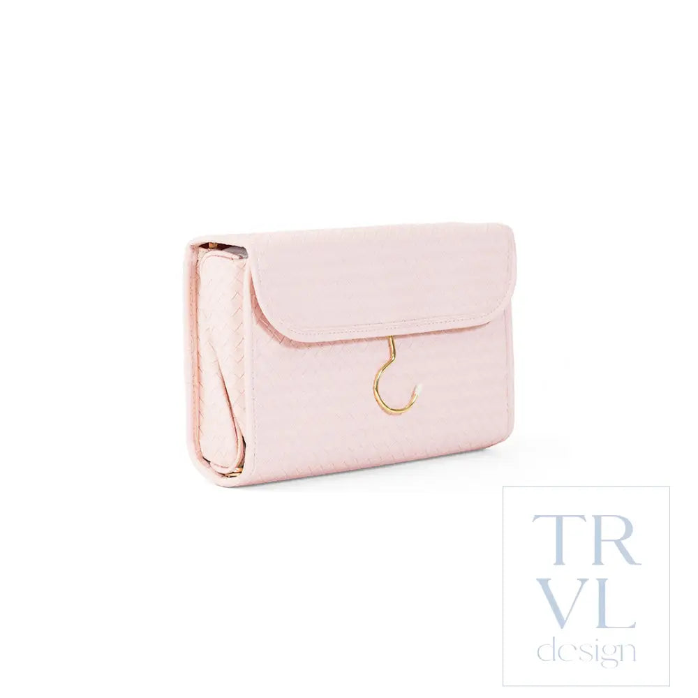 LUXE Hanging Toiletry Case - WOVEN SHELL - Cosmetic & Toiletry Bags
