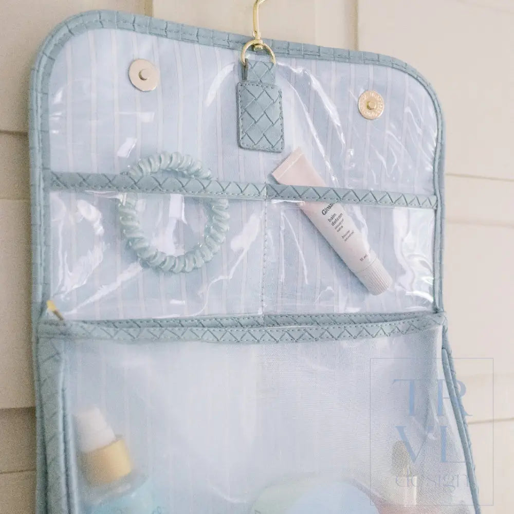 Hanging Toiletry Case - Woven Surf - Cosmetic & Toiletry Bags