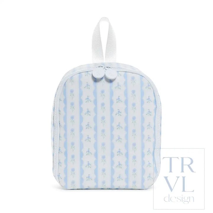 Bring It Lunch Bag - Ribbon Floral Blue Bags