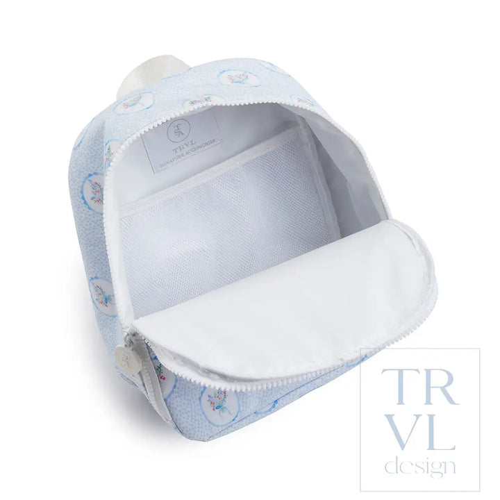 Insulated Lunch Bag - Bring It - Ribbon Floral Blue - Lunch Bags