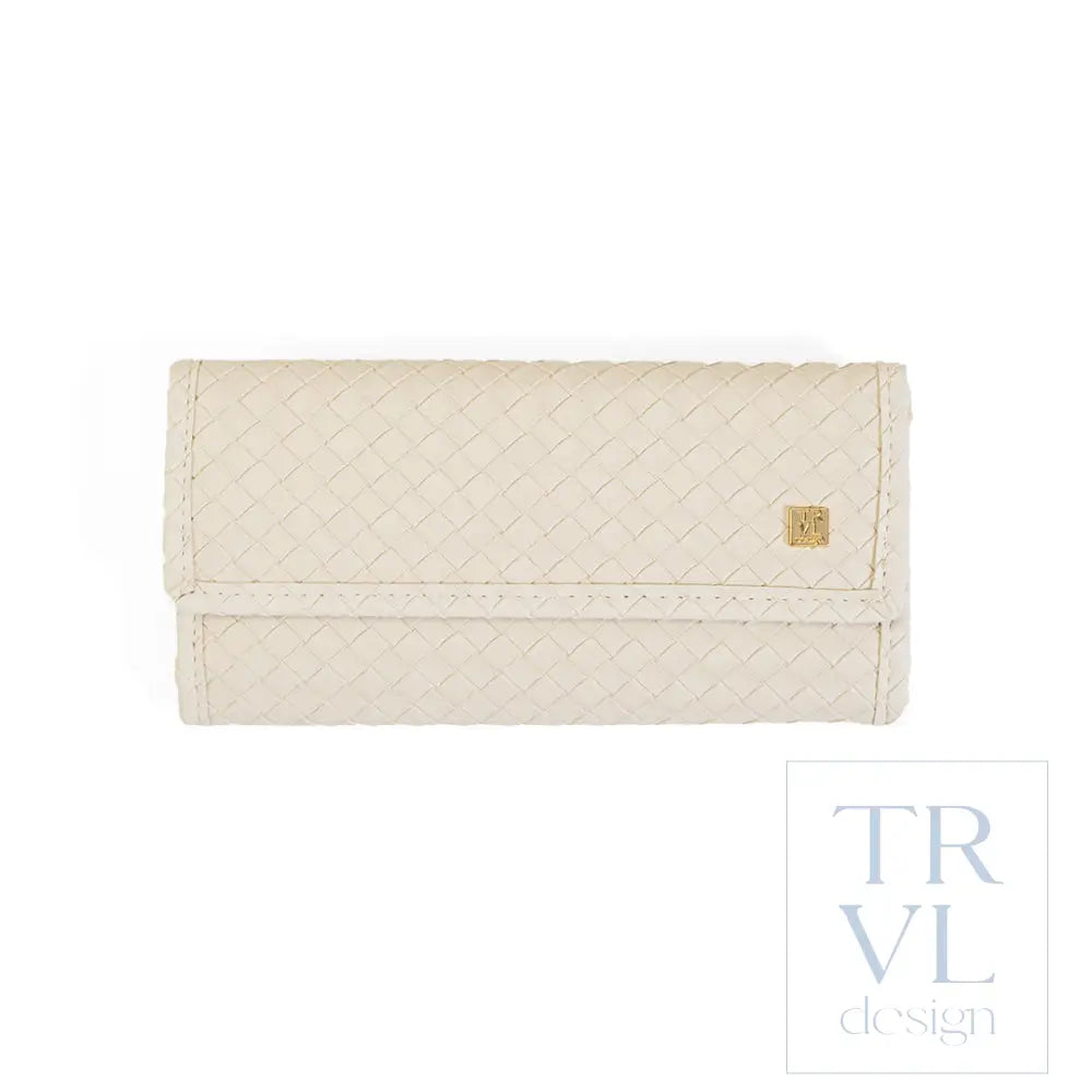 Jewelry Case - Jewelry Wallet - Woven Sand - Jewelry Holders