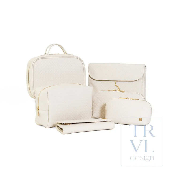 Jewelry Case - Jewelry Wallet - Woven Sand - Jewelry Holders