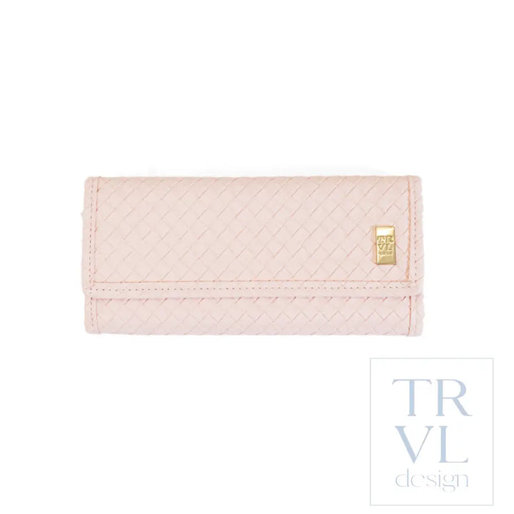 Jewelry Case - Jewelry Wallet - Woven Shell - Jewelry Holders